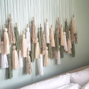 Custom Tassel Wall Motif - Made to Order